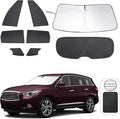 TINGLU Window Shades for Infiniti QX60 2014-2021 Accessorie Car Side Full by TINGLU