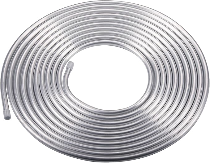 1/2" OD Aluminum Hard Fuel Line Hardline Tube Tubing Coil 25 Feet Roll - Image 2