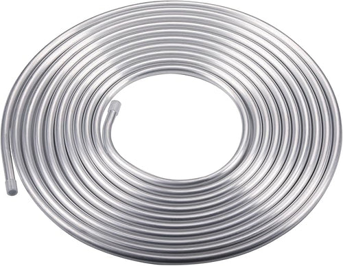 1/2" OD Aluminum Hard Fuel Line Hardline Tube Tubing Coil 10 Feet Roll - Image 2