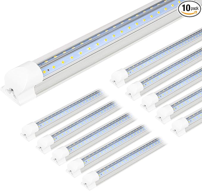 hykolity 4FT LED Shop Light, V Shape Integrated T8 LED Tube Light, 6500K Super by hykolity
