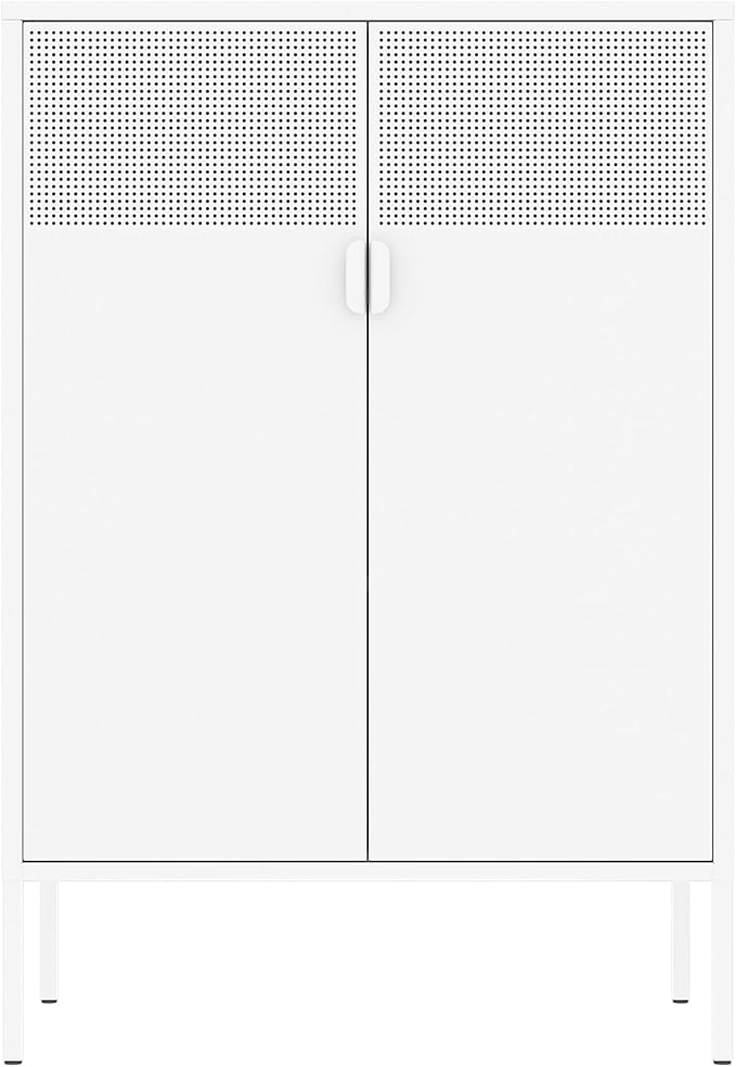 2 Mesh Door Metal Storage Cabinet - Image 3