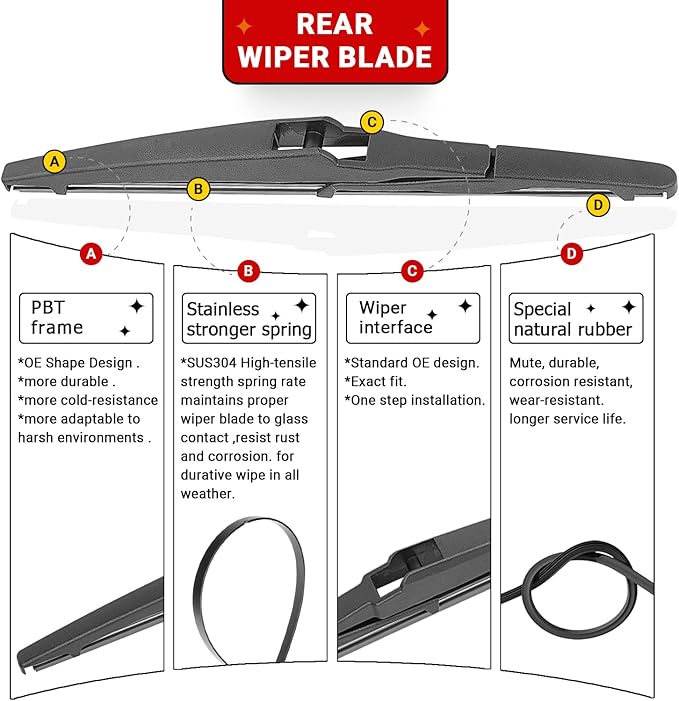 Windshield Wiper Blade Set Replacement - Image 6