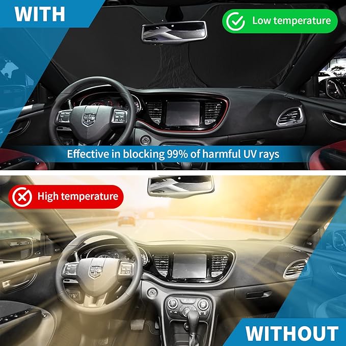 Sunshade for Mazda CX-30 2019-2025 2026 CX30 Sun Shade Windshield Cover - Image 7