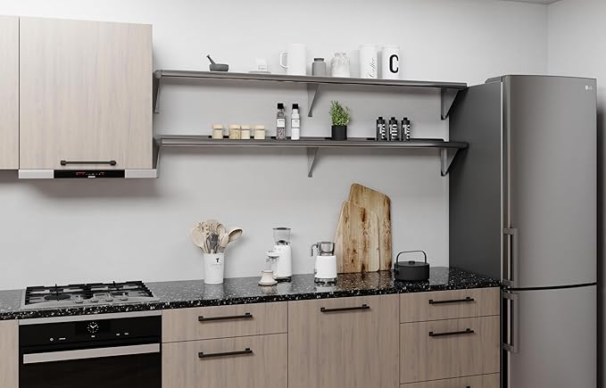 AmGood 72" Long X 10" Deep Stainless Steel Wall Shelf | NSF Certified | - Image 6