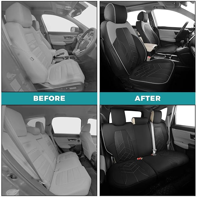 for Honda CRV Seat Covers Custom Fit 2017-2022 EXL EX LX Sport, Hybrid - Image 5