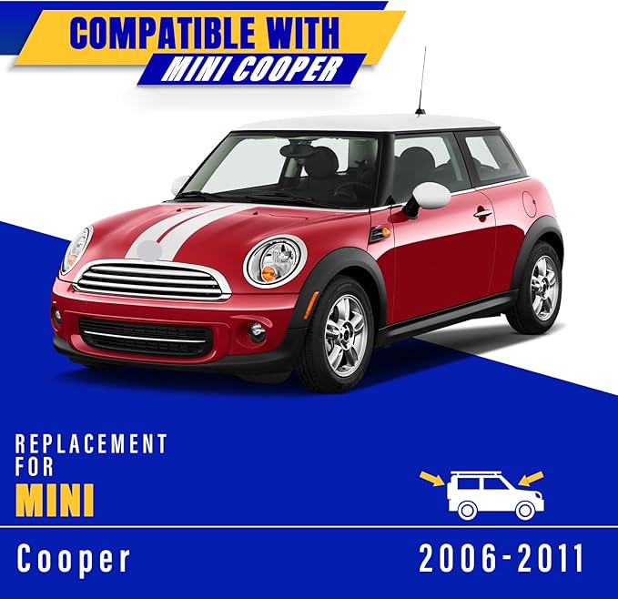 3 wipers Replacement for 2006-2011 Mini Cooper, Windshield Wiper Blades - Image 5