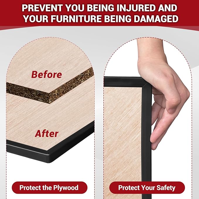 Rubber Edge Trim, 5/8" Self Adhesive Flexible U Channel Edge Protecter - Image 5