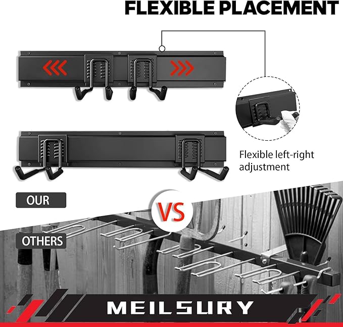 Garage Storage, 48-INCH Garage Tool Organization Wall Mount, Upgraded to - Image 3