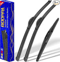 3 wipers Replacement for 2005-2022 Honda Odyssey, Windshield Wiper Blades by ROOPPA