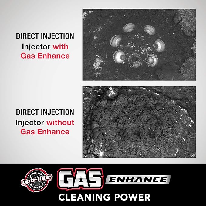 Opti-Lube Gas Enhance Fuel ADDITIVE: 8OZ 4 Pack Long Neck Bottles - Image 3