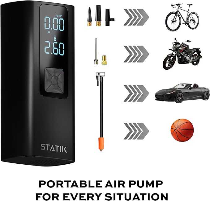 STATIK TireHero Car Tire Inflator Portable Air Compressor - Image 3