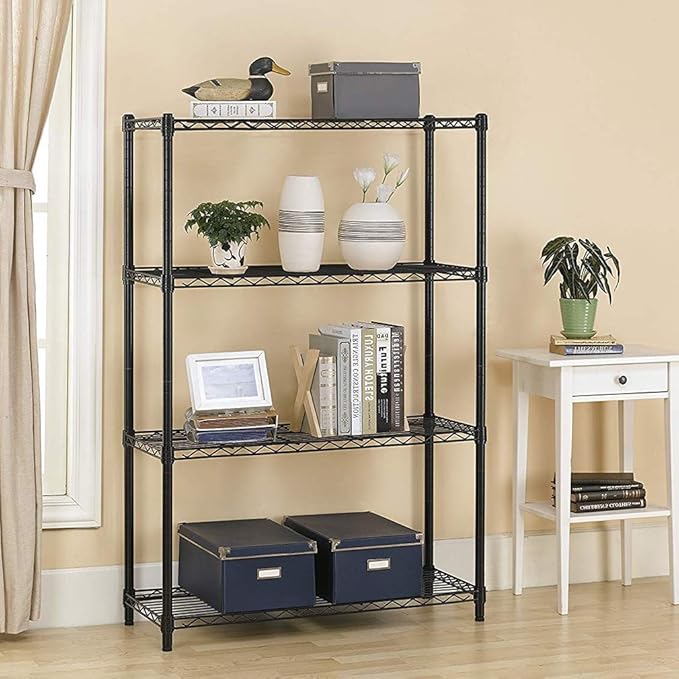 4 Tier Shelving Unit NSF Wire Shelf Metal Large Storage Shelves Heavy Duty - Image 2