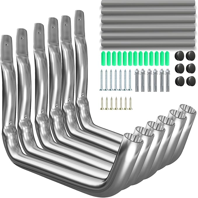 6 Pack Garage Hooks Heavy Duty, Garage Storage Organizer - Image 3