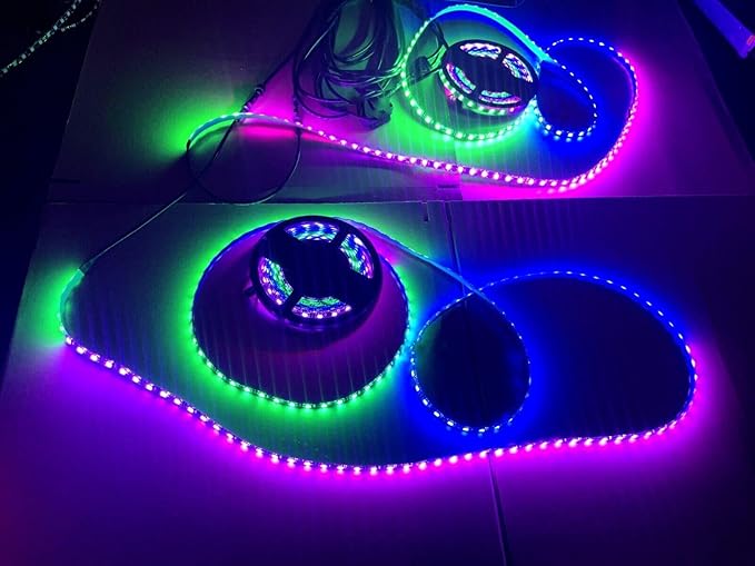 Black Out Full Tinted Smoked LEDs x4PCS 4FT 48" 1.2Meters RGB Dream Color - Image 6