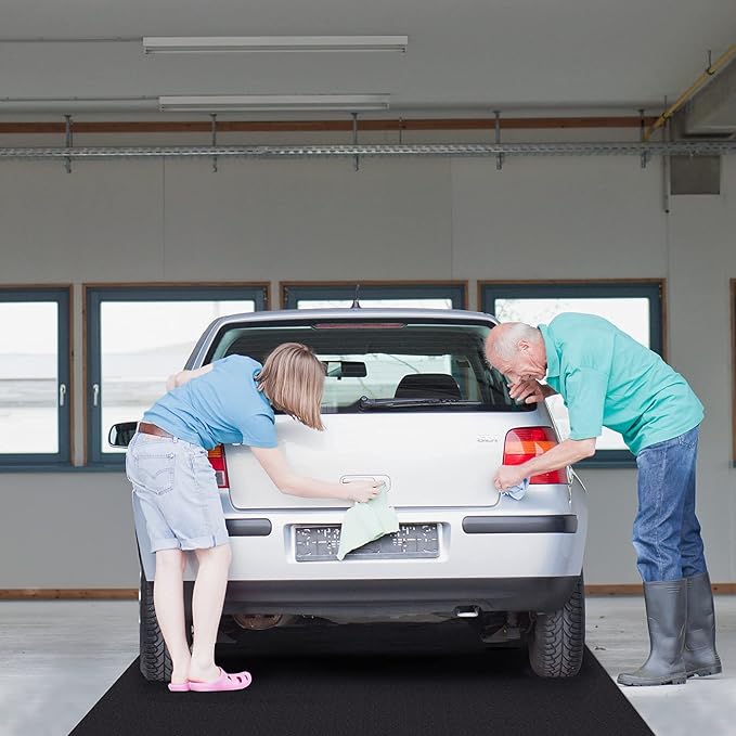 Extra Large 6.6 x 16.4ft Garage Floor Mat- Absorbent/Waterproof Oil Maintenance - Image 2