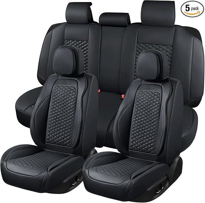 Car Seat Covers Full Set Leather Seat Covers Automotive Seat Covers Universal by truckerset