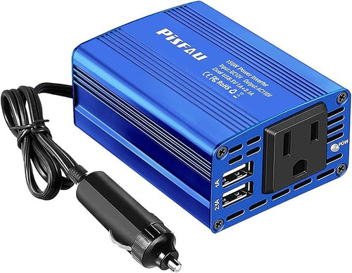 150W Car Power Inverter DC 12V to 110V AC Converter by PiSFAU