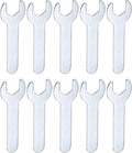 HARFINGTON 10pcs Small Wrench 13x70x1.5mm Metric U-Shaped Single Open Ended by HARFINGTON