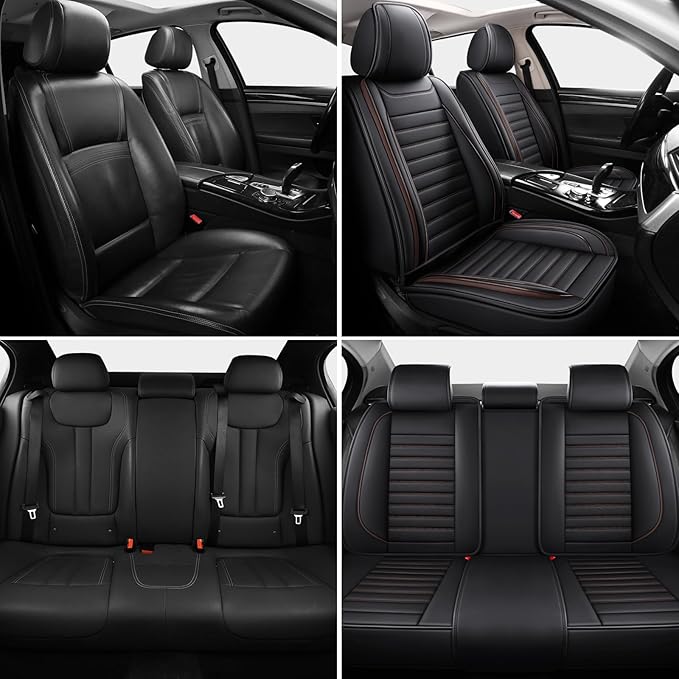 Car Seat Covers Full Set, 5 Seats Front Seat Cover and Back Seat Covers - Image 2