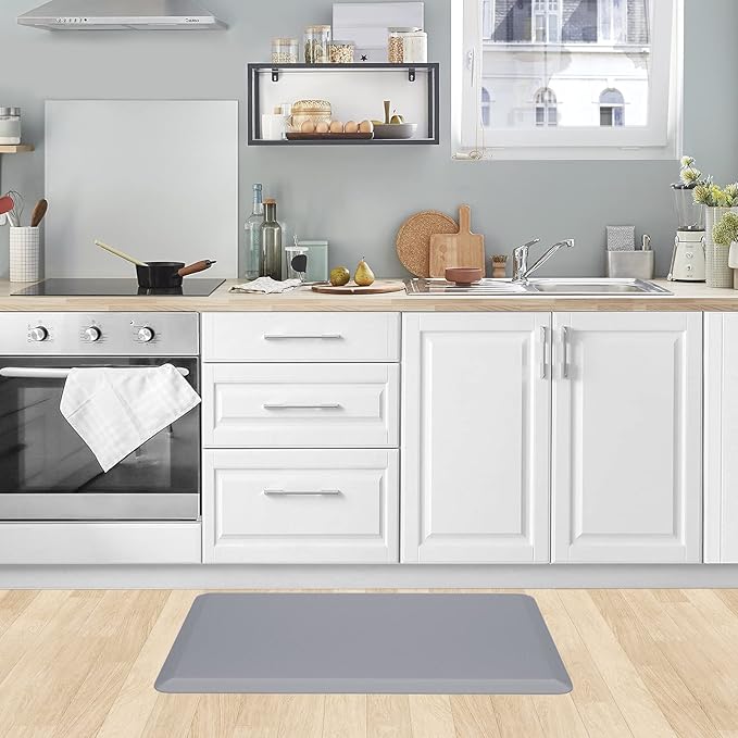KitchenClouds Kitchen Mat Cushioned Anti Fatigue Rug 17.3"x28" Waterproof Non - Image 7