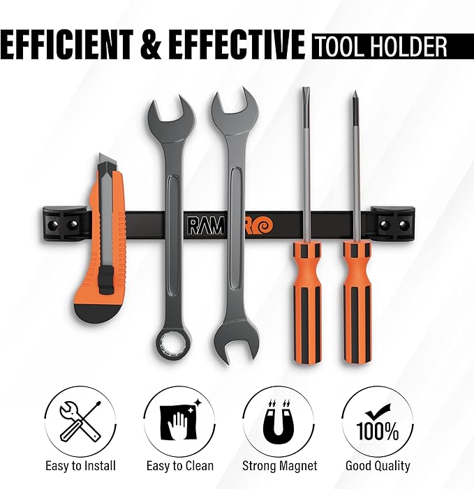 12" Magnetic Tool Holder Strip - Image 5