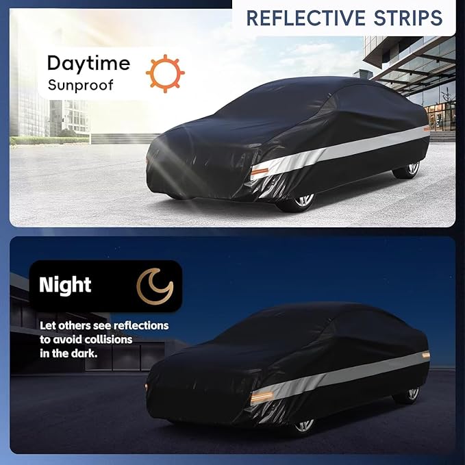 10 Layers Car Cover Custom Fit for Porsche 718, Waterproof All Weather for - Image 4