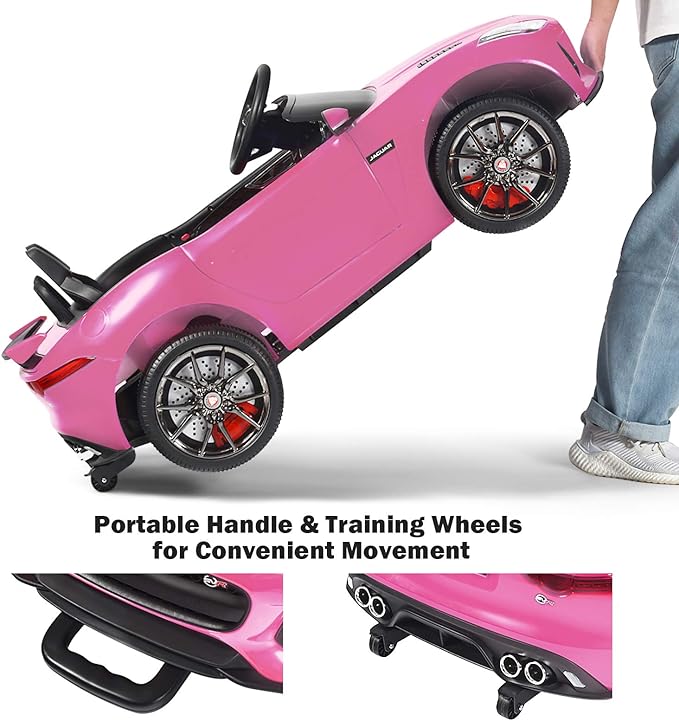 Costzon Ride on Car, 12V Licensed Jaguar F-Type SVR Battery Powered Kids' - Image 5