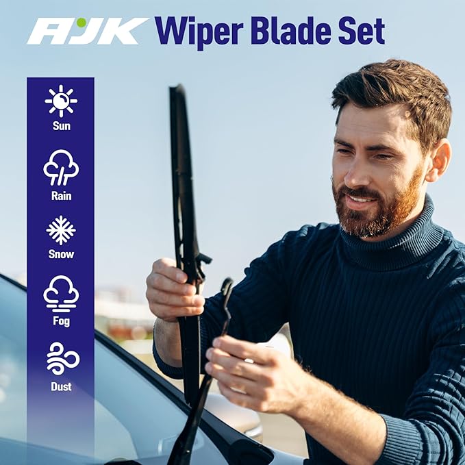 AJK Windshield Wiper Blade, OEM Quality Front Windshield Wipers - Image 7