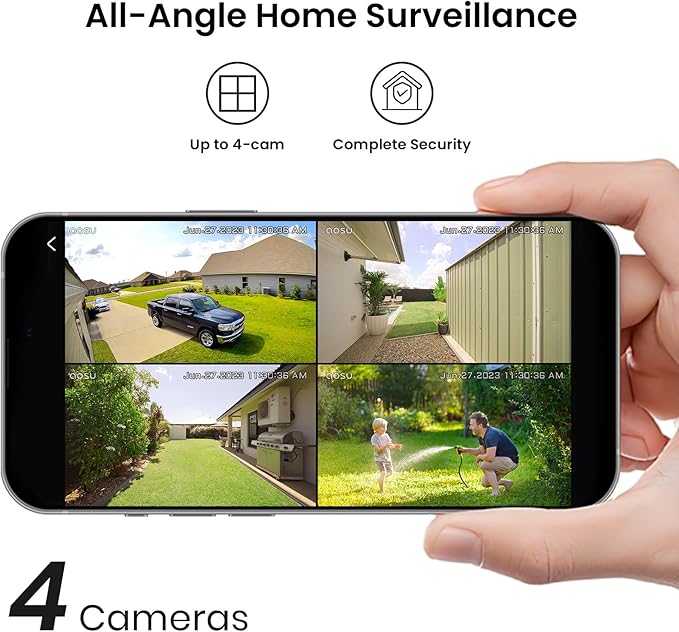 AOSU Security Cameras Outdoor Wireless, Add-On Camera, Add-On Cameras Must Be - Image 9