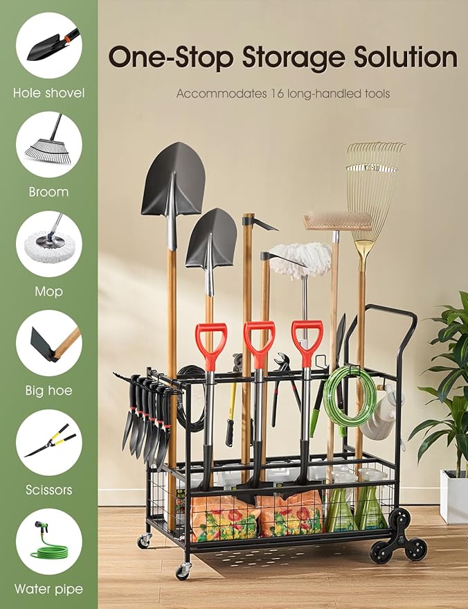 Heavy-Duty Garden Tool Organizer - Image 8