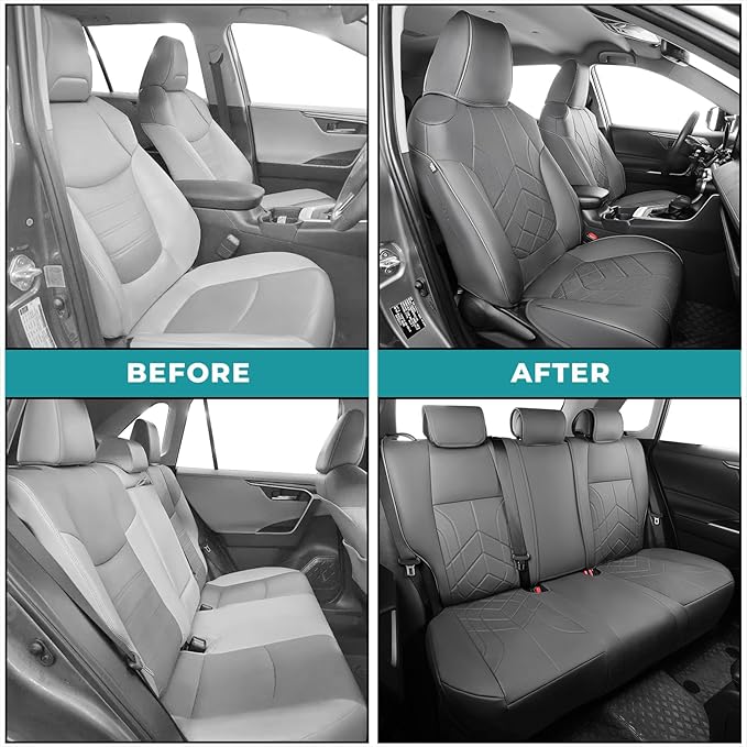 for Toyota RAV4 Seat Covers 2019 2020 2021 2022 2023 2024 2025 RAV 4 Prime & - Image 5