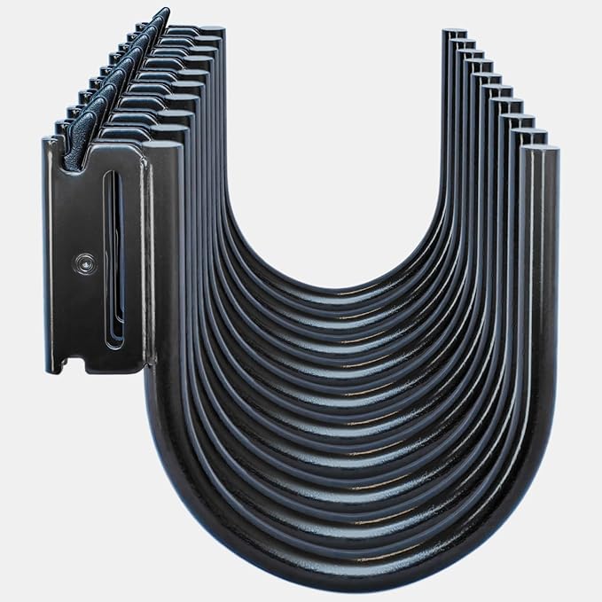 10-Pack 4" E Track J Hooks, Heavy Duty Black Steel Hanger 1, 400lbs Break - Image 9