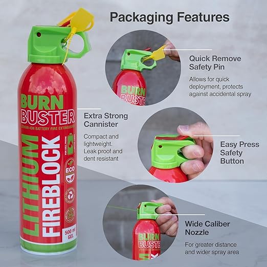 Lithium-Ion Fire Extinguishing Gel 6-Pack - Image 5