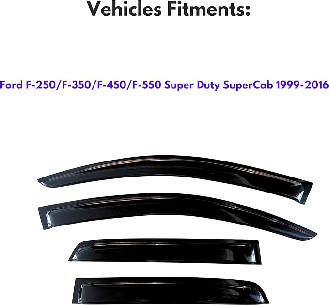 KPY Window Visors Compatible - Image 2