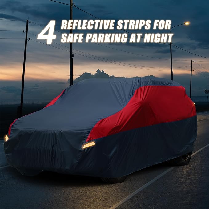 SUV Car Cover Waterproof All Weather, Cover Full Exterior Cover Windproof - Image 5