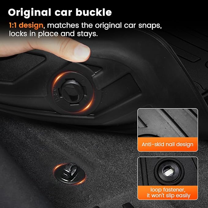 KMF Custom Fit Floor Mats for Subaru Forester 2025 Accessories, All Weather - Image 3