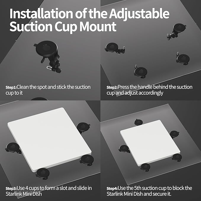 Starlink Mini Suction Cup Mount, Sunroof Mount - Image 5