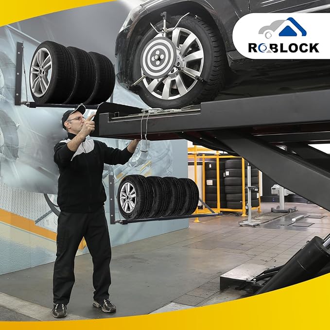 ROBLOCK Adjustable Tire Rack Wall Mount - Image 7