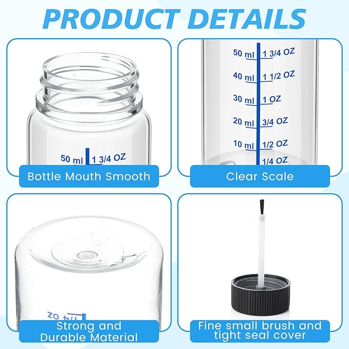 Mumufy 60 Pcs Touch up Paint Bottles - Image 7