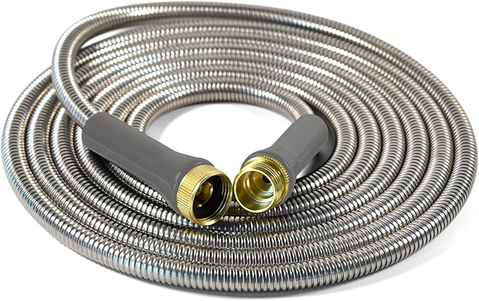 Sunfiier Short Garden Hose 5 Ft – Extension Leader Hose-304 Stainless Steel by Sunifier