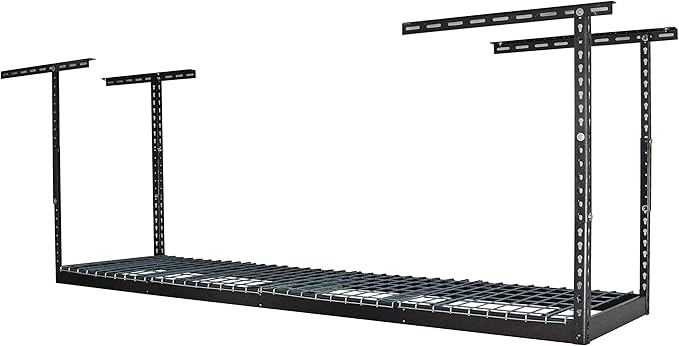MonsterRax Overhead Garage Storage Rack 2x8, Ceiling Mounted Shelving, by MonsterRAXStorageSolutions