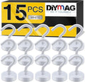 DIYMAG Magnetic Hooks, 30Lbs Strong Heavy Duty Cruise Magnet S-Hook by DIYMAG