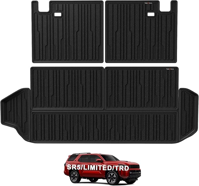 TripleAliners Trunk Mat & Rear Seatback Mat Fit by TripleAliners