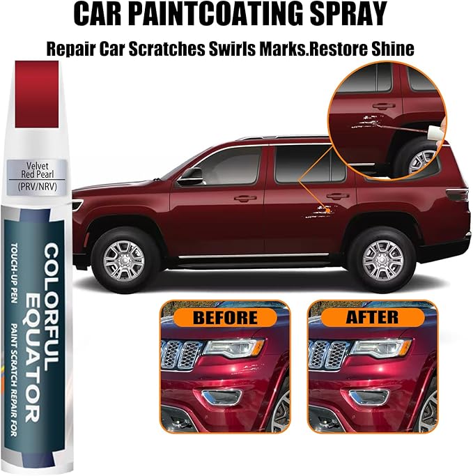 PRV/NRV Delmonico Red Velvet Red Pearl Touch Up Paint - Image 3