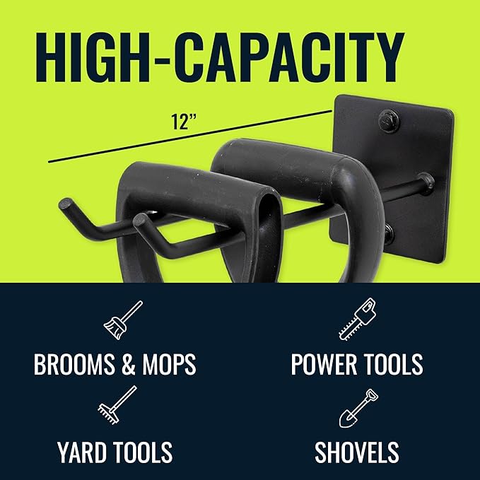 StoreYourBoard Garage Garden Tool Wall Mount Hook, Garage Organization and - Image 3