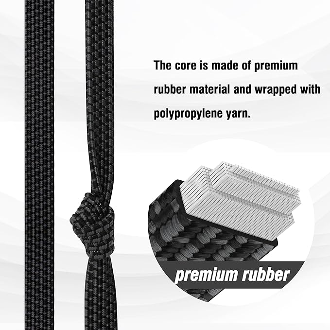 Bungee Cords with Hooks Heavy Duty, Flat Adjustable Bungee Cords with Hooks 60 - Image 5