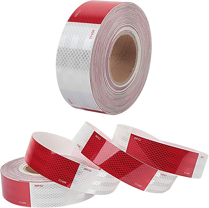 Waterproof Reflective Safety Tape Roll 2"X150' Feet Long Yellow Black DOT C2 - Image 8