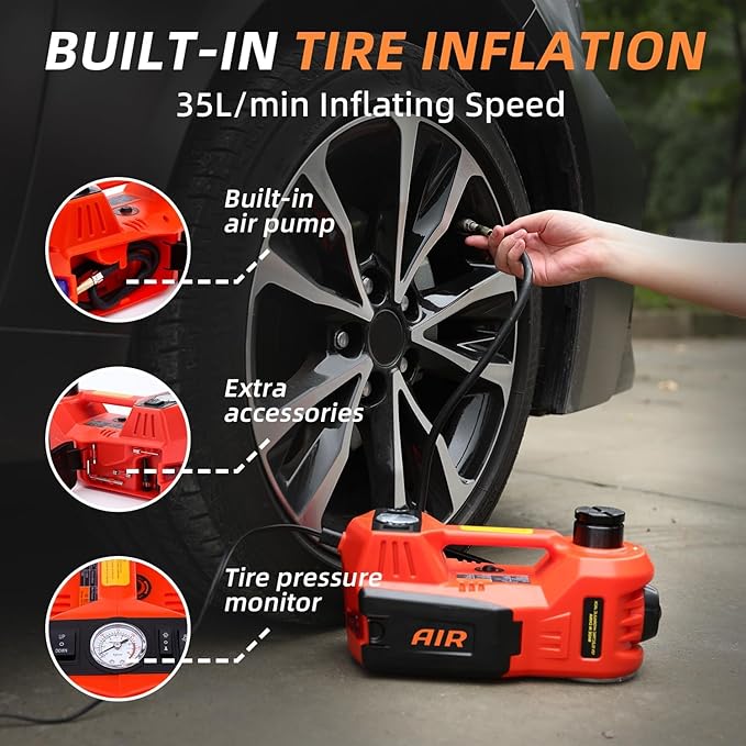STANDTALL Electric Car Jack Kit 5 Ton 12V Hydraulic Jack Floor Jack - Image 5