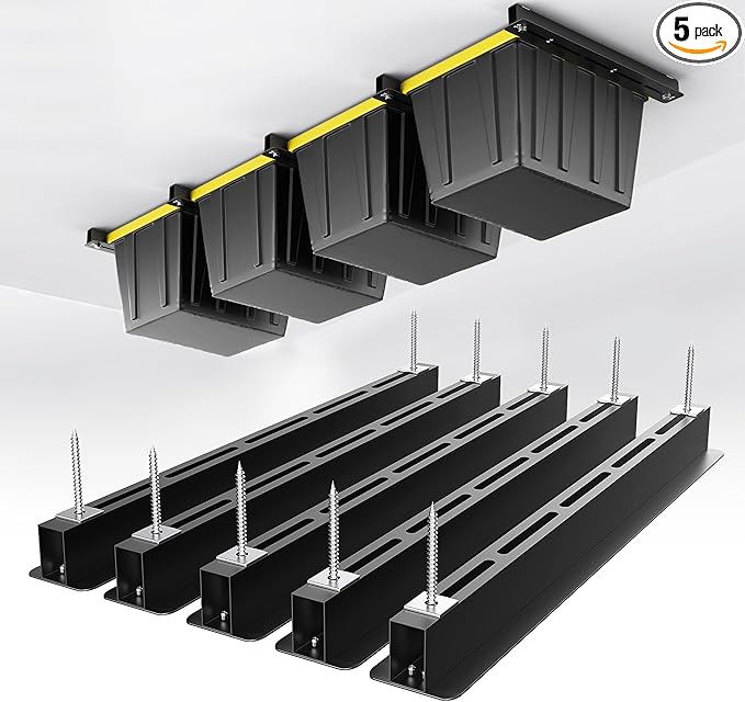 EVERHANGER Ceiling Storage Rack, Heavy Duty Overhead Garage Storage Rack by EVERHANGER