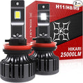 Hikari 2025 25000LM H11/H8/H9 LED Bulbs, 45W Upgraded Core Chips, High Lumens by HIKARI